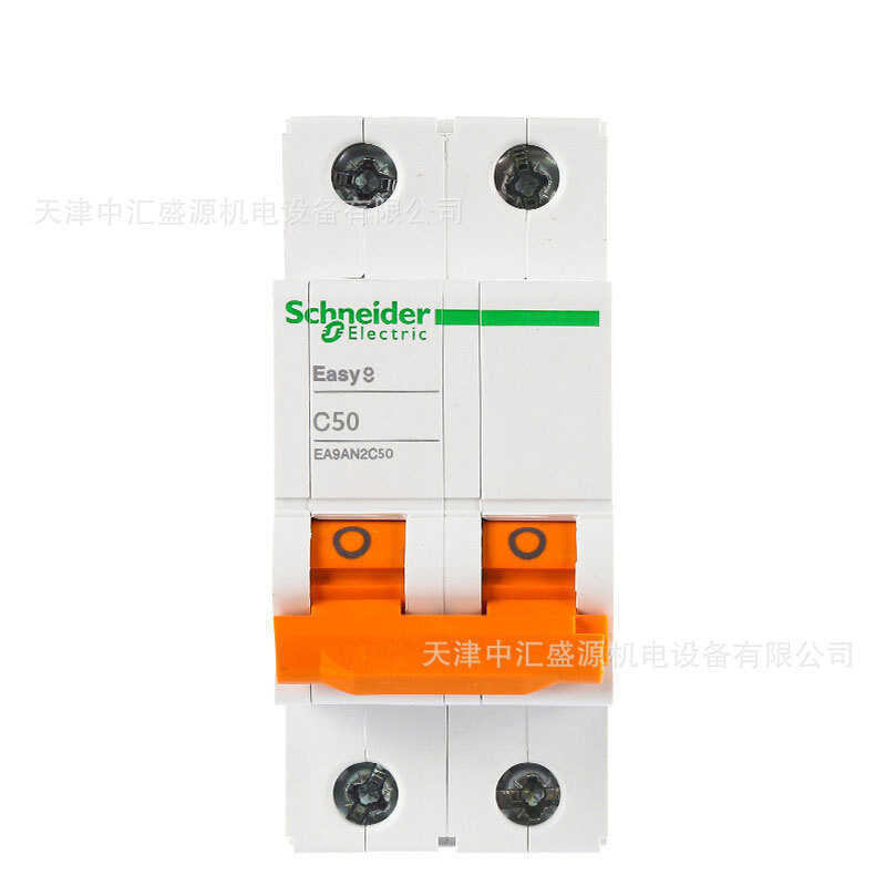EA9 เซอร์กิตเบรกเกอร์ขนาดเล็ก EA9AN2C50G Hollow EA9AN 2P C50A+OV เซอร์กิตเบรกเกอร์เชิงพาณิชย์