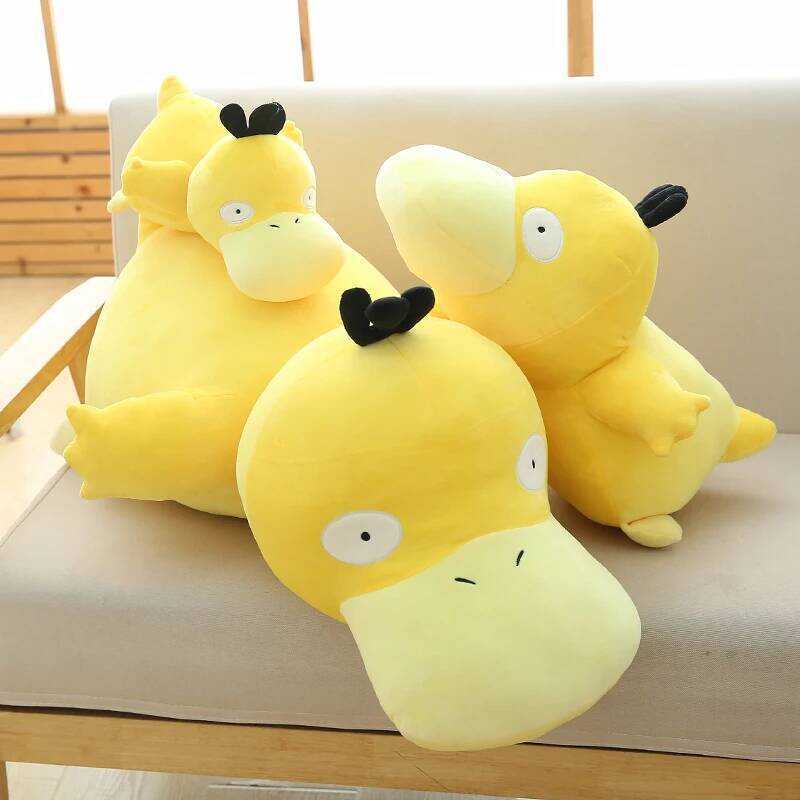 C 20-100Cm Big Psyduck Pillow Cute Cartoon Psyduck Plush Toy Kawaii Anime Psyduck Stuffed Doll Kids