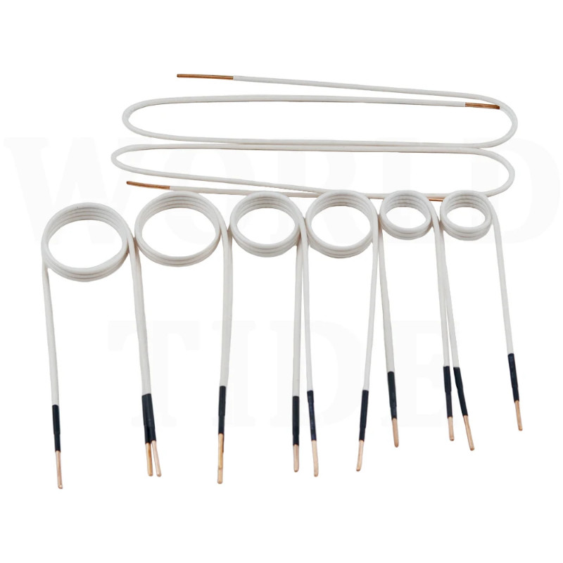 8 Coils Induction Heater Coil Kit for Magnetic Induction Heater 6 Coils& 2 Free Forming Induction H