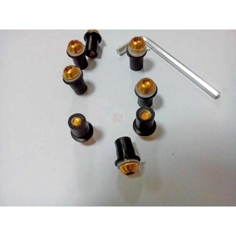 New For Honda CBR125R CBR250R CBR600F CBR600F2 CBR600 CBR 600 F2 motorbike Windshield Screw Mountin