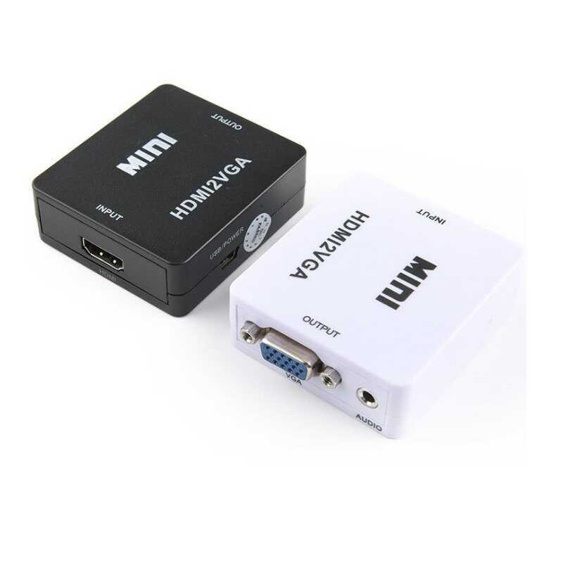 ตัวแปลง HDMI เป็น 2VGA เป็นตัวแปลงวิดีโอ HDMI 2VGA 1080P