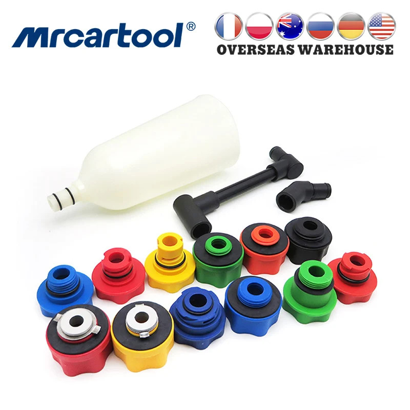15PCS Multi-function Engine Oil Funnel Filling Tool Kits Spillproof Car Engine Oil Filler Funnel Fo