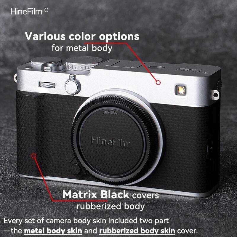 ▥ สติกเกอร์ตกแต่งกล้อง Fuji Xe5 สำหรับกล้อง Fujifilm X-E5 ฟิล์มกันรอย XE 5 ผ้าคลุมกันรอยขีดข่วน