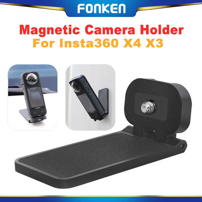 FONKEN กล้องกีฬาสําหรับ Insta360 X3 X4 ic เดสก์ท็อปขาตั้งติดผนังฐานผู้ถือ