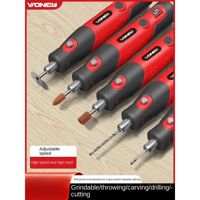 Electric grinder small handheld grinder jade wood carving polishing electric cutting artifact carvi