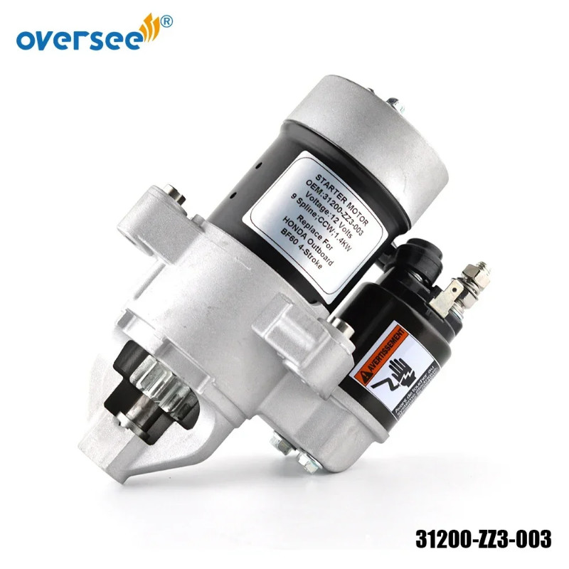 31200-ZZ3-003 Starter Motor Assy For Honda BF 60HP Outboard Engine 31200ZZ3003