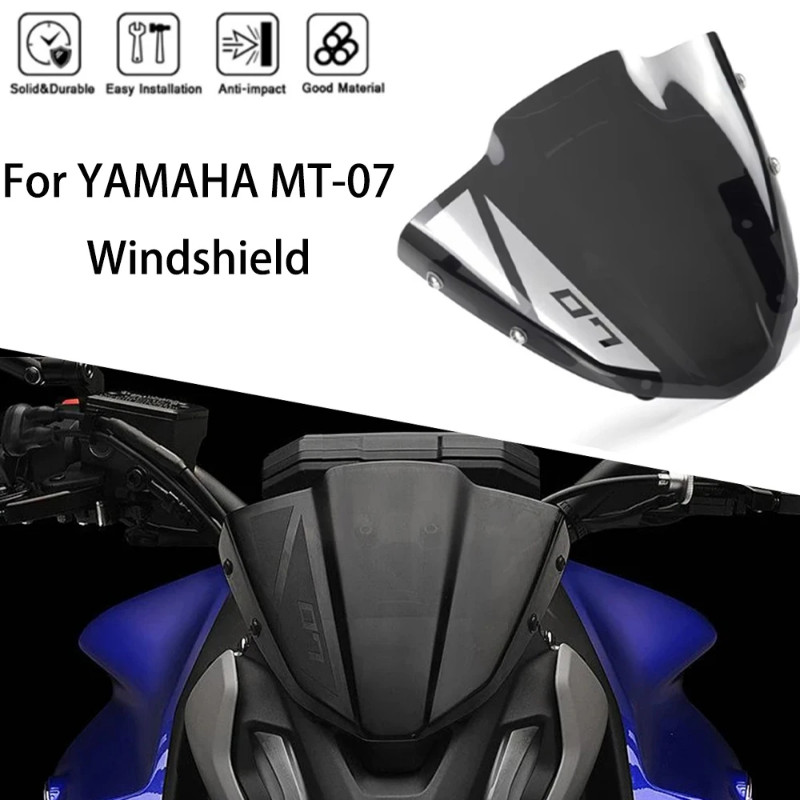MTKRACING For YAMAHA MT-07 2021- 2024 Windshield Windscreen Motorcycle Accessories Windshield Ven S