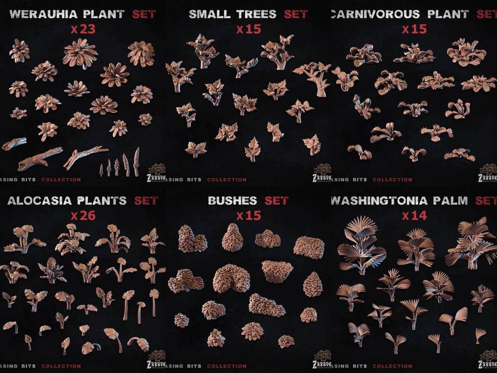 [DND] อุปกรณ์ฉากหญ้าพืช Warhammer DND Running Team Board Game Chess Piece DIY Universal Terrain Mode
