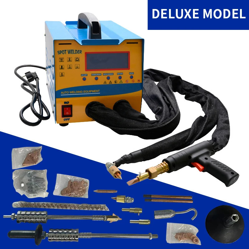 Automobile sheet metal repair and shaping machine, meson machine, sheet metal puller, pit treatment