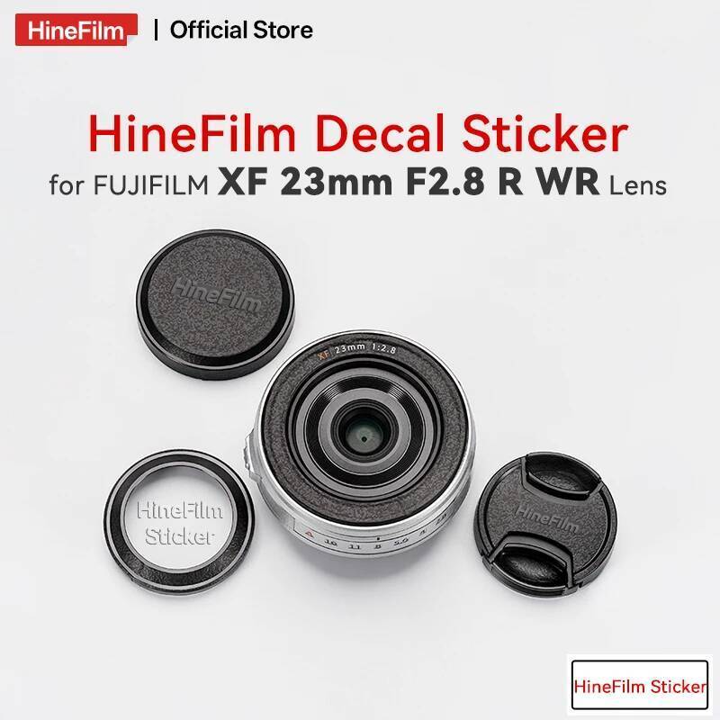 Hinefilm Skin สําหรับ Fujifilm XF 23mm F2.8 R WR สติกเกอร์เลนส์ 23F2.8 เลนส์สําหรับ Fuji XF23 F2.8 เ