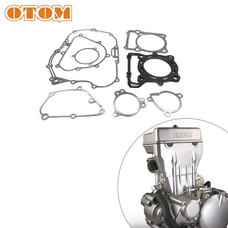 OTOM Complete Engine Rebuild Gaskets Seal O-ring Kit For LONCIN YF300 LX300 Retro 300AC VOGE300R Mo