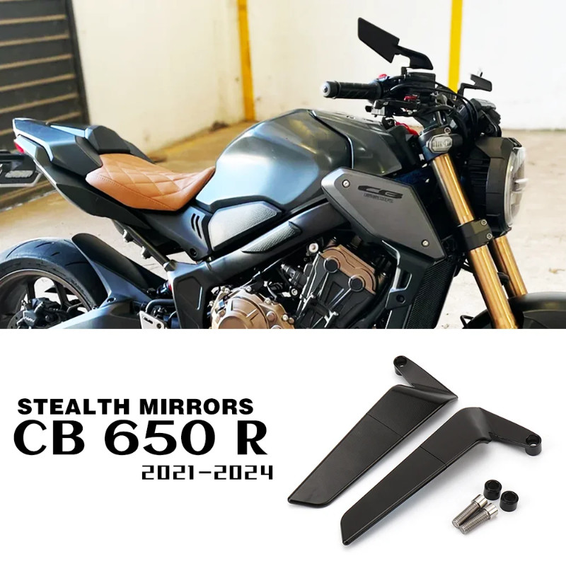 for HONDA CB 650 R 2024 Accessories Stealth Mirrors CB650R Motorcycle Adjustable Winglets CB 650R C