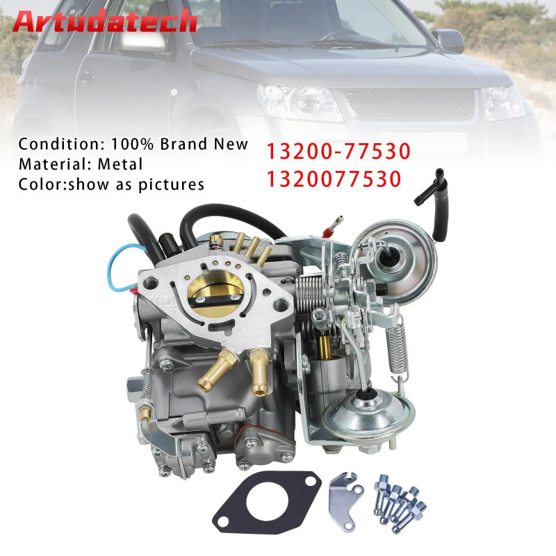Artudatech Carburetor 13200-77530 For Suzuki Carry Mazda F6A F5A F5B DD51T DE51V DF51V Car Accessor