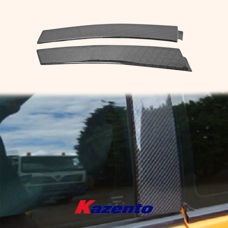 For Nissan Skyline R33 GTR GTS B-Pillar Honeycomb Carbon Cover (Replacement)