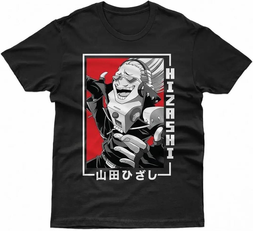 เสื้อยืดอนิเมะ Boku No Hero Academia แบบพิมพ์ลายจาก Hizashi Yamada สำหรับผู้หญิง ขนาด Medium