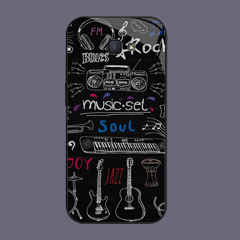 HK-9 Beatles Glass KACA สําหรับ Samsung Note FE J4 S24 S25 J7 J6 Core 9 Prime Pro Plus Ultra