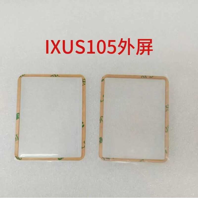 ▥ 1Pcs ใหม่กระจก LCD ด้านนอกสําหรับ Canon Ixus105 พร้อมเทปกาวส่วนซ่อมกล้อง