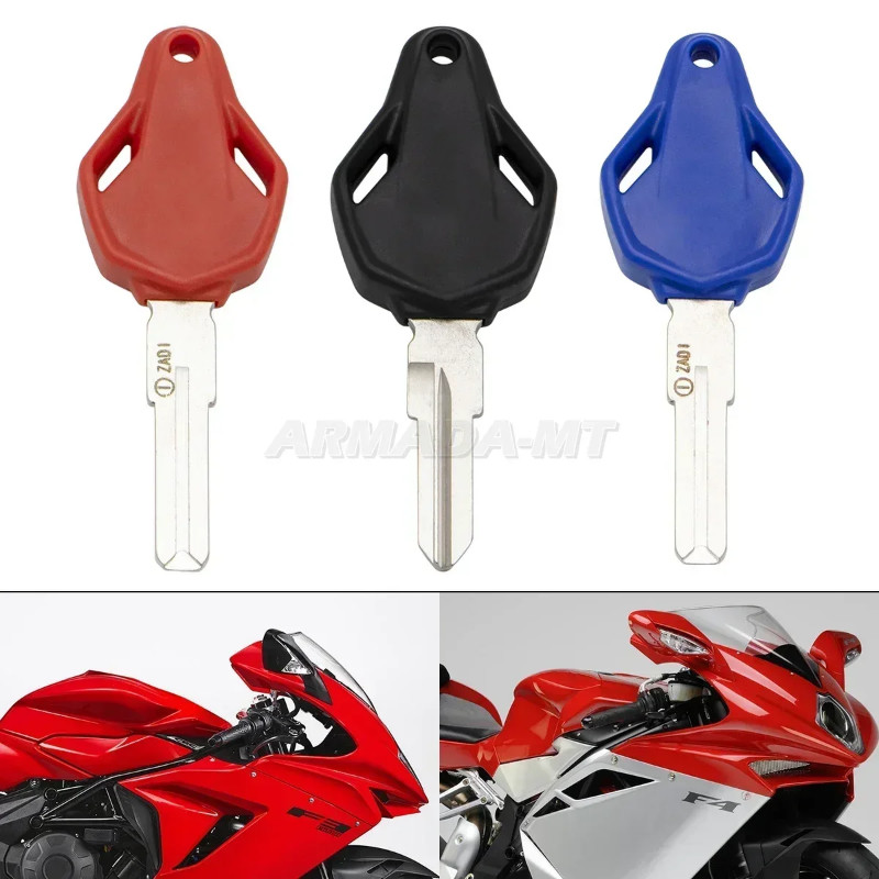 MV800 F3 F4 Rvs 1090 Blank Keys Uncut Blade For MV Agusta F3 B3 F4 B4 Rivale Dragster Motorcycle Ac