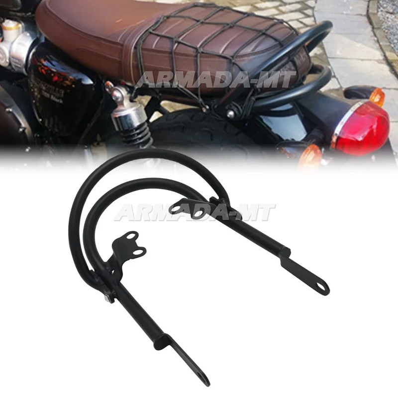 T100 Motorcycle Hand Grip Bar Grab Rail & Passenger Seat Grab Rail Bar For Triumph Street Scrambler