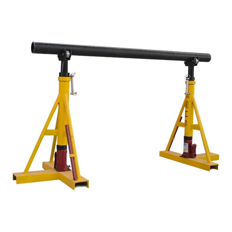 5T Hydraulic Cable Pay-off Rack Lifting Tool Vertical Optical Fiber Laying Line Tool Hydraulic Lift
