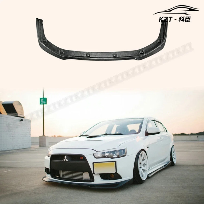 For Mitsubishi Evolution 10 Ralliart Front Lip Carbon Fiber