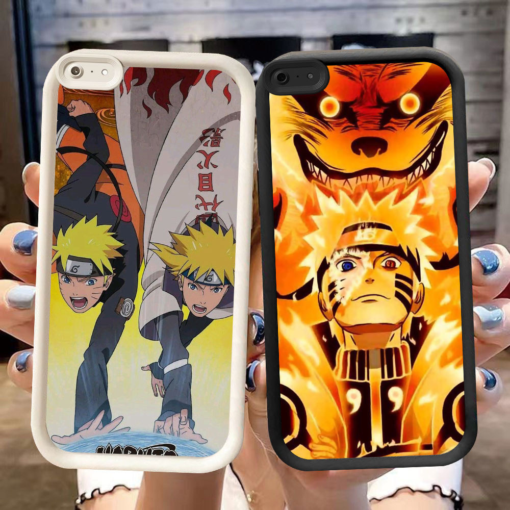 DK-90 Naruto ultimate Kill move ปลอกซิลิโคนสีดําและสีขาวสําหรับ OPPO Realme Narzo Narzo50iPrime A37 