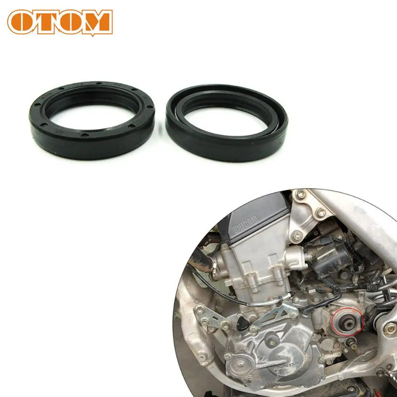 OTOM Countershaft Oil Seal TC Skeleton Oil Seals NBR Rubber Gasket Shaft Sealing Rings For HONDA CR