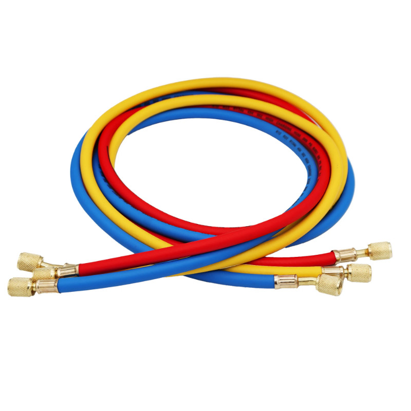 AC Charging Hose Tube Refrigerant Charging Hose (3000~600) PSI 1/4" SAE-1/4" SAE Thread for R134A R