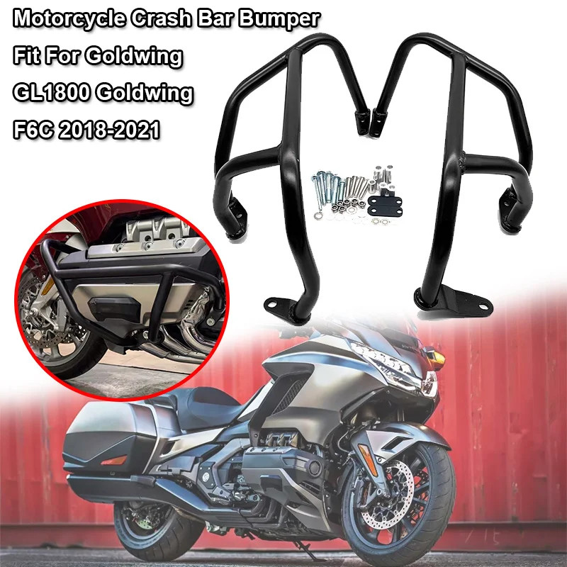 2021 Goldwing GL1800 F6C F6 C Engine Guard Crash Bar Fit For HONDA Gold Wing 1800 2018 2019 2020 Mo