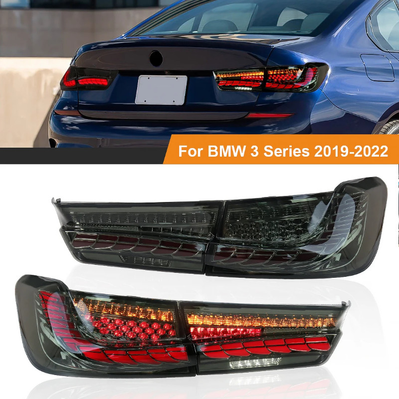 For BMW 3 Series G20 M3 G80 330 340i 320i 325i 2019-2022 LED Tail Lights Assembly Brake Lamps Dynam