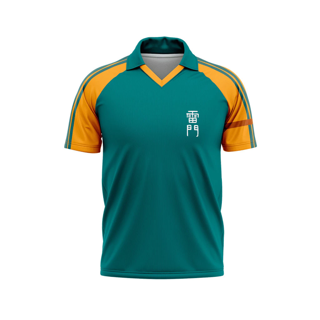 เสื้อยืดกีฬาแขนสั้นทรงกลม สไตล์เหมือนตัวละครในอนิเมะ Inazuma Eleven