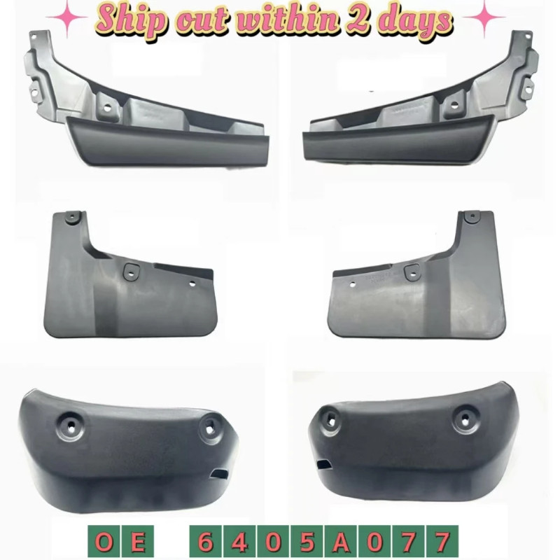 6405A077 Car Wheel Mudguard For Mitsubishi Pajero V93W/V95W/V96W/V97W/V98W Montero Sport Front Bump