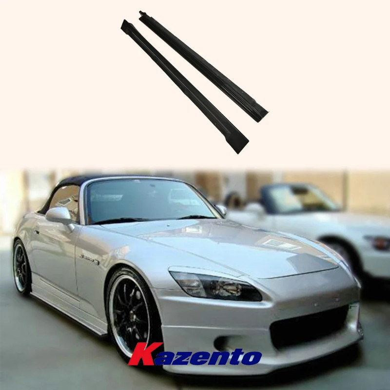 For Honda S2000 Coupe 2Dr JS Style Carbon Fiber Side Skirts Splitter Body Kits