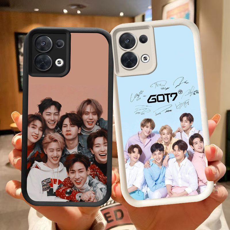 DJ-21 EXO ปลอกซิลิโคนสีดําและสีขาวสําหรับ OPPO Reno F21 8Z 8 7 7Z F21S Pro Lite 5G