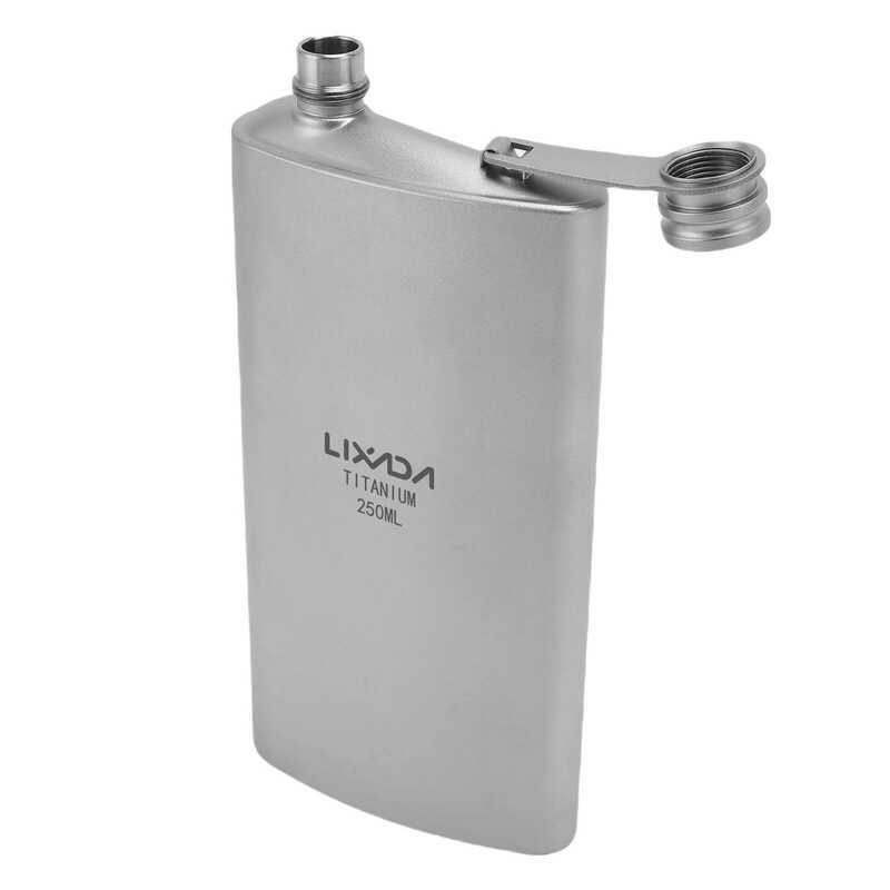 C 200Ml 250Ml Whisky Flask Hip Flask Leakproof Ti Flask Portable For Outdoor Camping Hiking Leak Pr