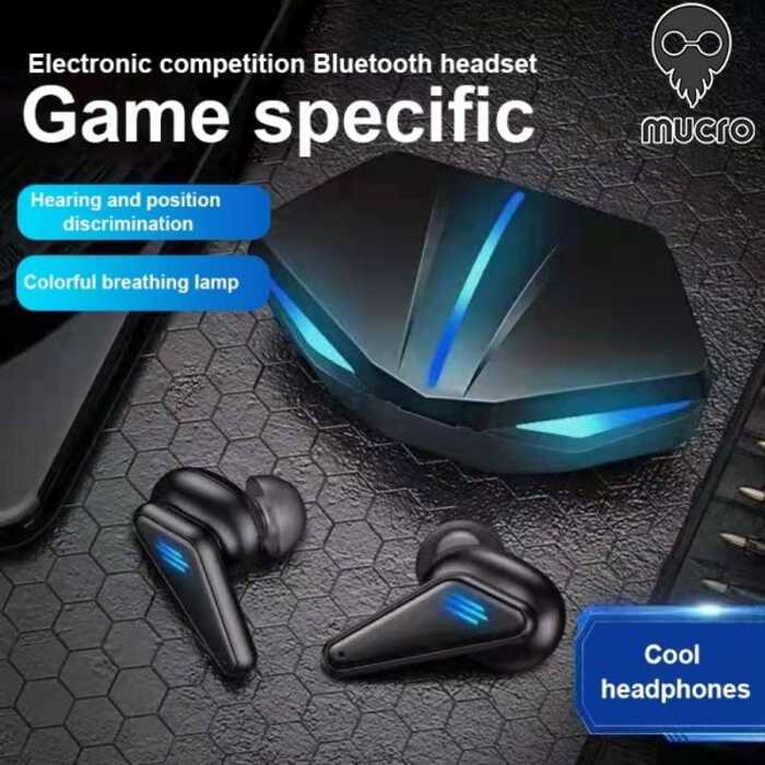 Mucro TWS K55 เกมมือถือหูฟังบลูทูธไร้สาย