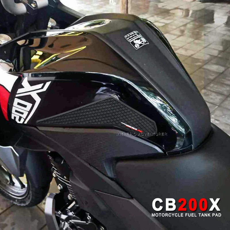 Motorcycle Non-slip Side Fuel Tank Stickers Waterproof Pad Rubber Sticker For CB200x  cb 200x 2022