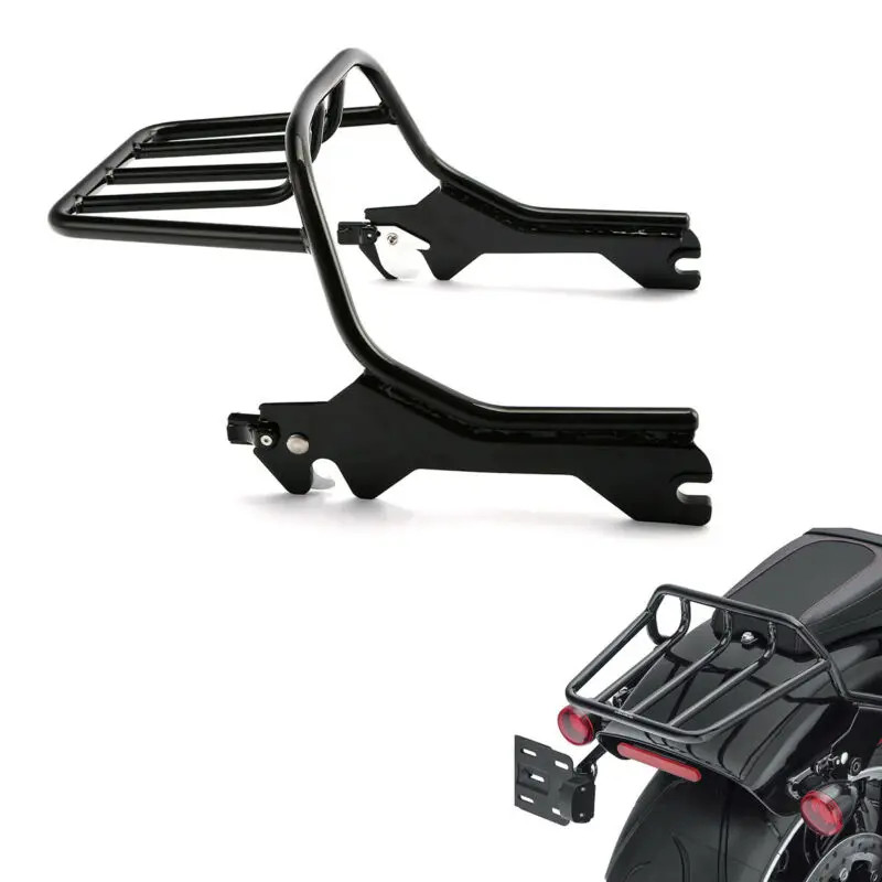 Motorcycle Two Up Luggage Rack For Harley Fat Boy 114 FLFBS 2018-2023