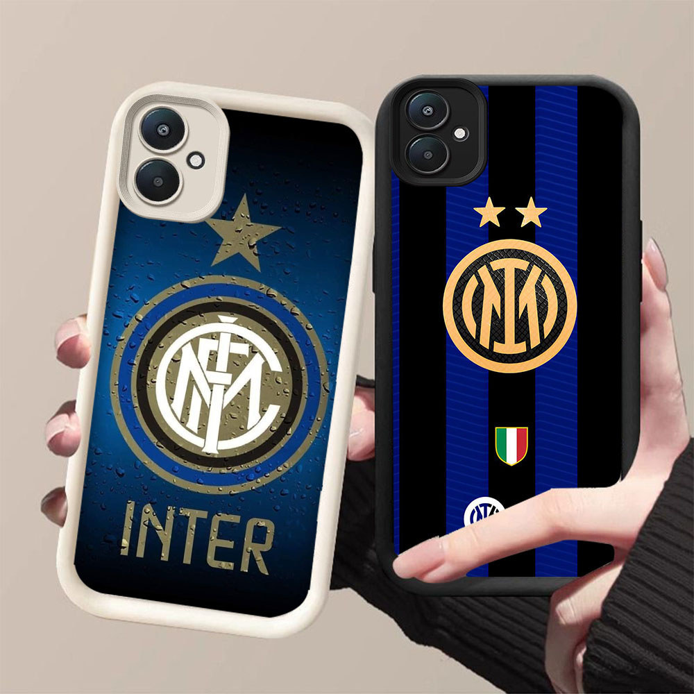 DK-66 Inter Milan ปลอกซิลิโคนสีดําและสีขาวสําหรับ Xiaomi Redmi Poco 13T K60 A2 C65 C71 14T A1 14 13C