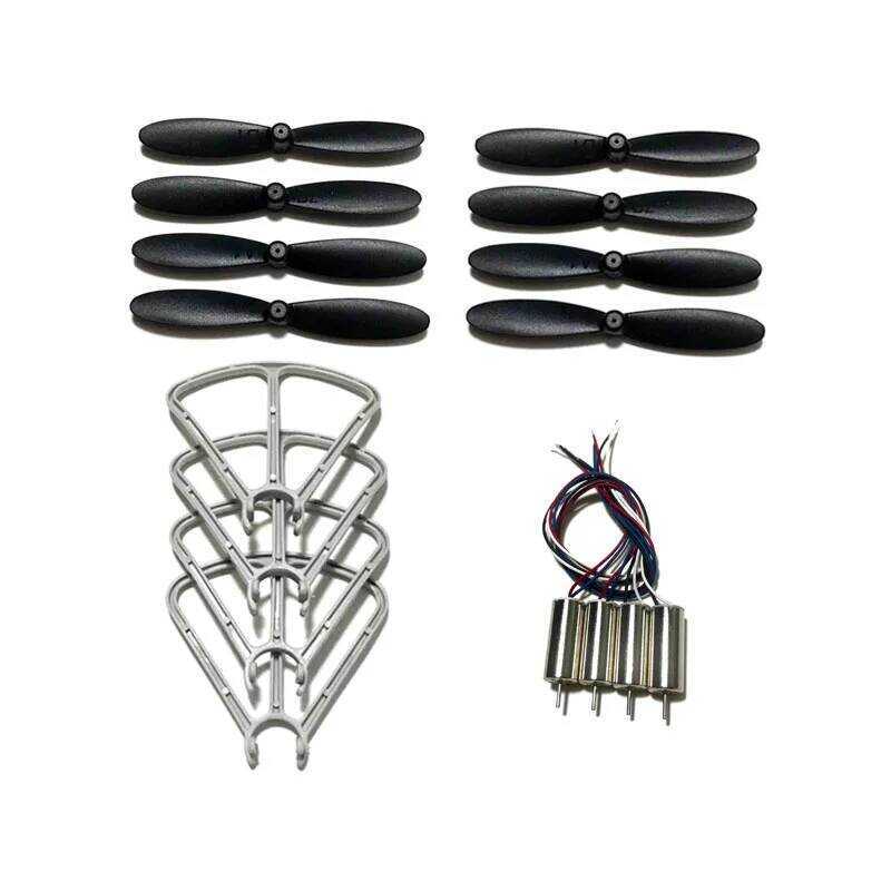 ▥ 4Drc MINI RC Drone V9 4D-V9 Quadcopter อะไหล่ใบพัดใบพัด Maple Leaf ป้องกันมอเตอร์เครื่องยนต์