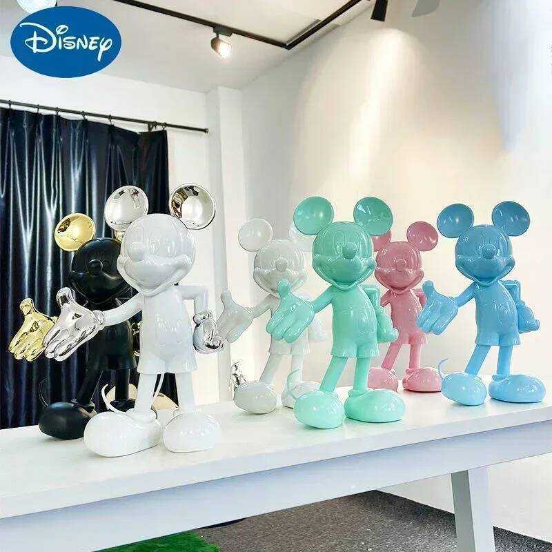 C 20/2Cm Mickey E Figure Resin Welcome Posture Action Figs Anime Cartoon Mickey Model Statue Kids O