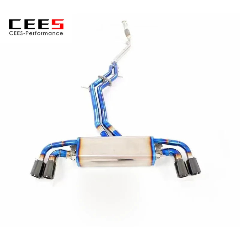 CEES Catback exhaust For PORSCHE Cayenne 9Y0 2.9 3.0 2017-2019 Titanium alloy Exhaust System Exhaus