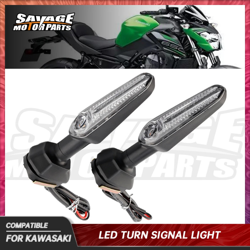 Z900 RS LED Turn Signal Light For KAWASAKI KLR650 VERSYS X 250 300 650 1000 ZH2 Z450 Z600 Z750R Z10