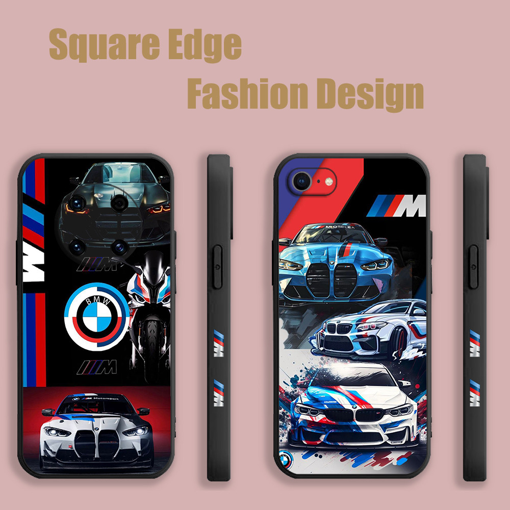 เคสสําหรับ iPhone 15 Pro Max 16 PRO MAX 16e Bmw M4 Gt4 MSK12 เคสโทรศัพท์ขอบสี่เหลี่ยม