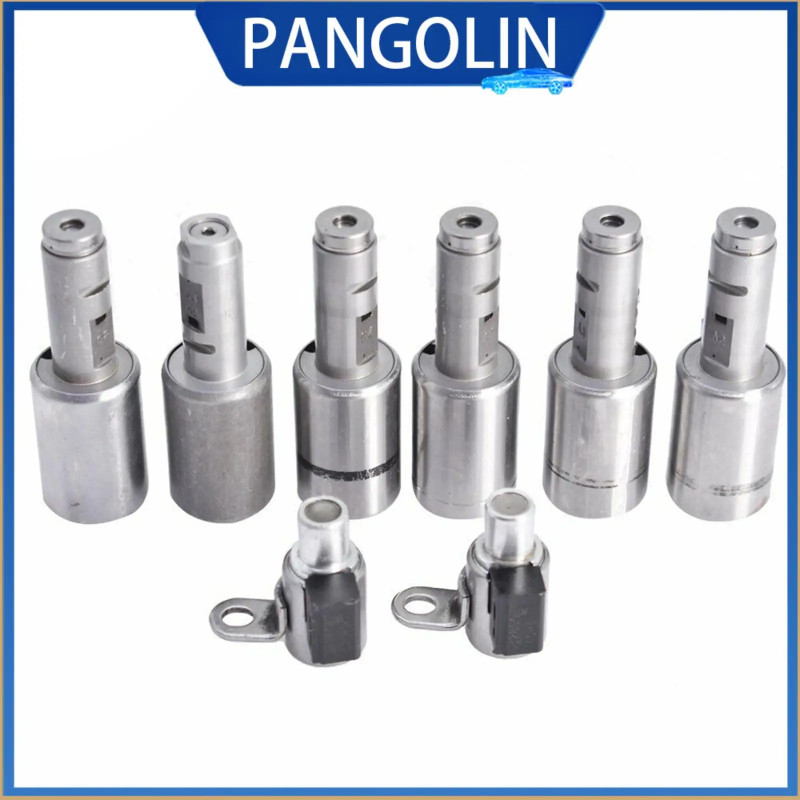 PANGOLIN 8Pcs TF80SC Transmission Solenoid Kit for Volvo XC90 2006-2011 4.4L V8 TF81SC AF40-6 Fit A