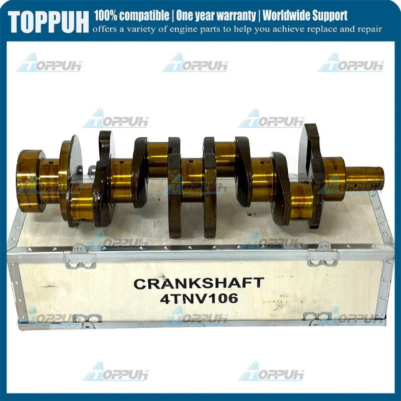 4TNV106 New Crankshaft For Yanmar Engine 4TNV106 4TNV106T Komatsu D4D106 YM123900-21000