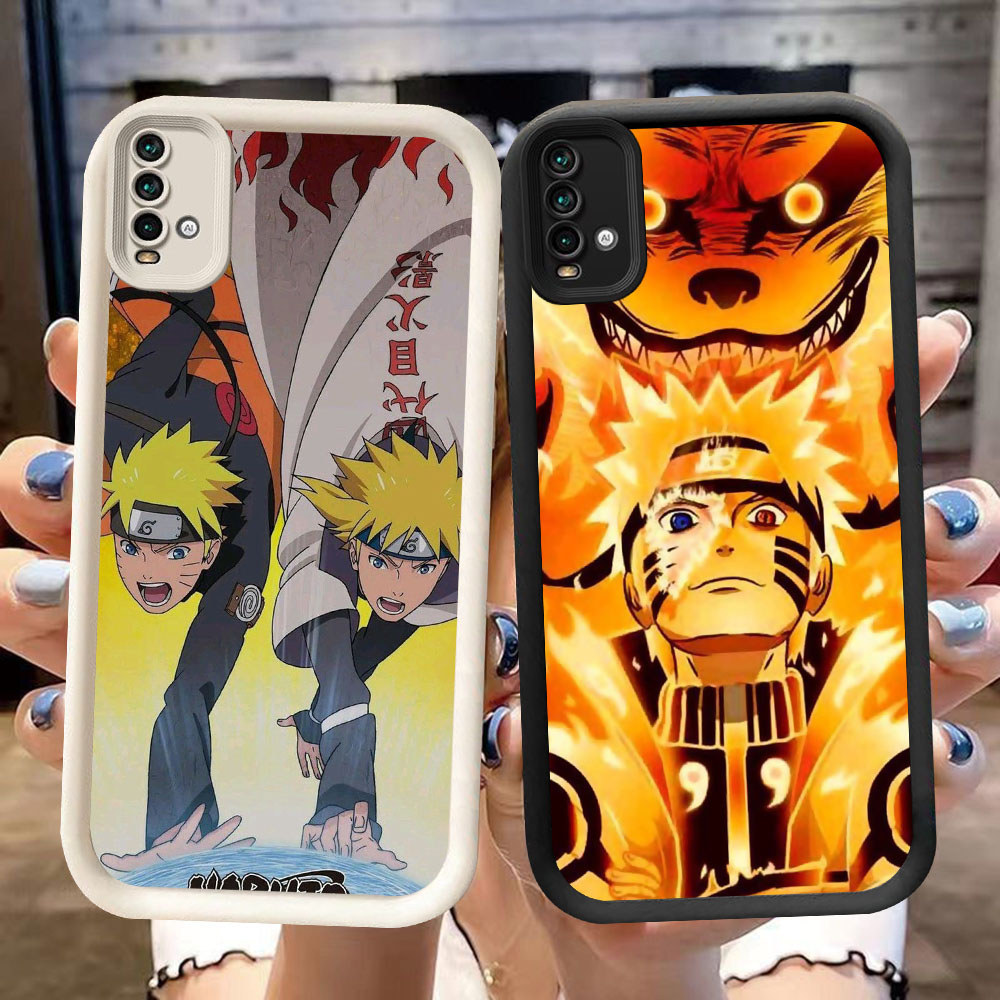DK-90 Naruto ultimate Kill move ปลอกซิลิโคนสีดําและสีขาวสําหรับ Xiaomi Redmi หมายเหตุ POCO 11S 9T 11