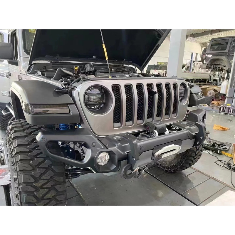 Car Front Bumper Manufacturer for Jeep Wrangler JL  & Gladiator JT for JL wrangler accessories 2018
