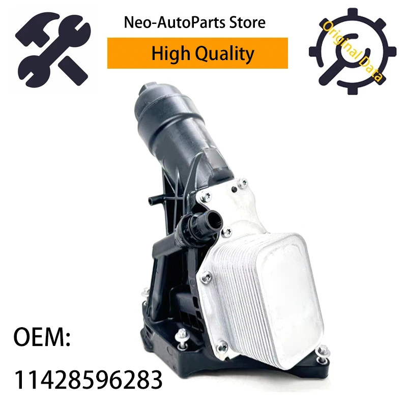 11428596283 High Quality Engine Oil Filter Housing With Gasket For BMW N47 B48 B47 Engine E87 F20 F