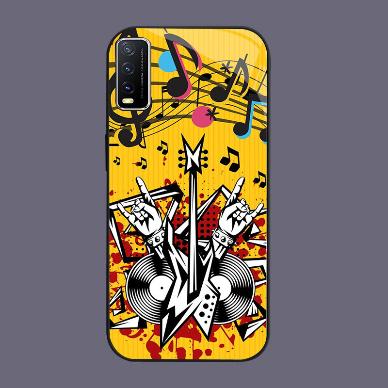 HK-42 Rock Band แก้ว KACA สําหรับ VIVO S1 Y50 Y20s Y30 Y20i V50 V15 Y20 Y03 Y29 Pro Lite